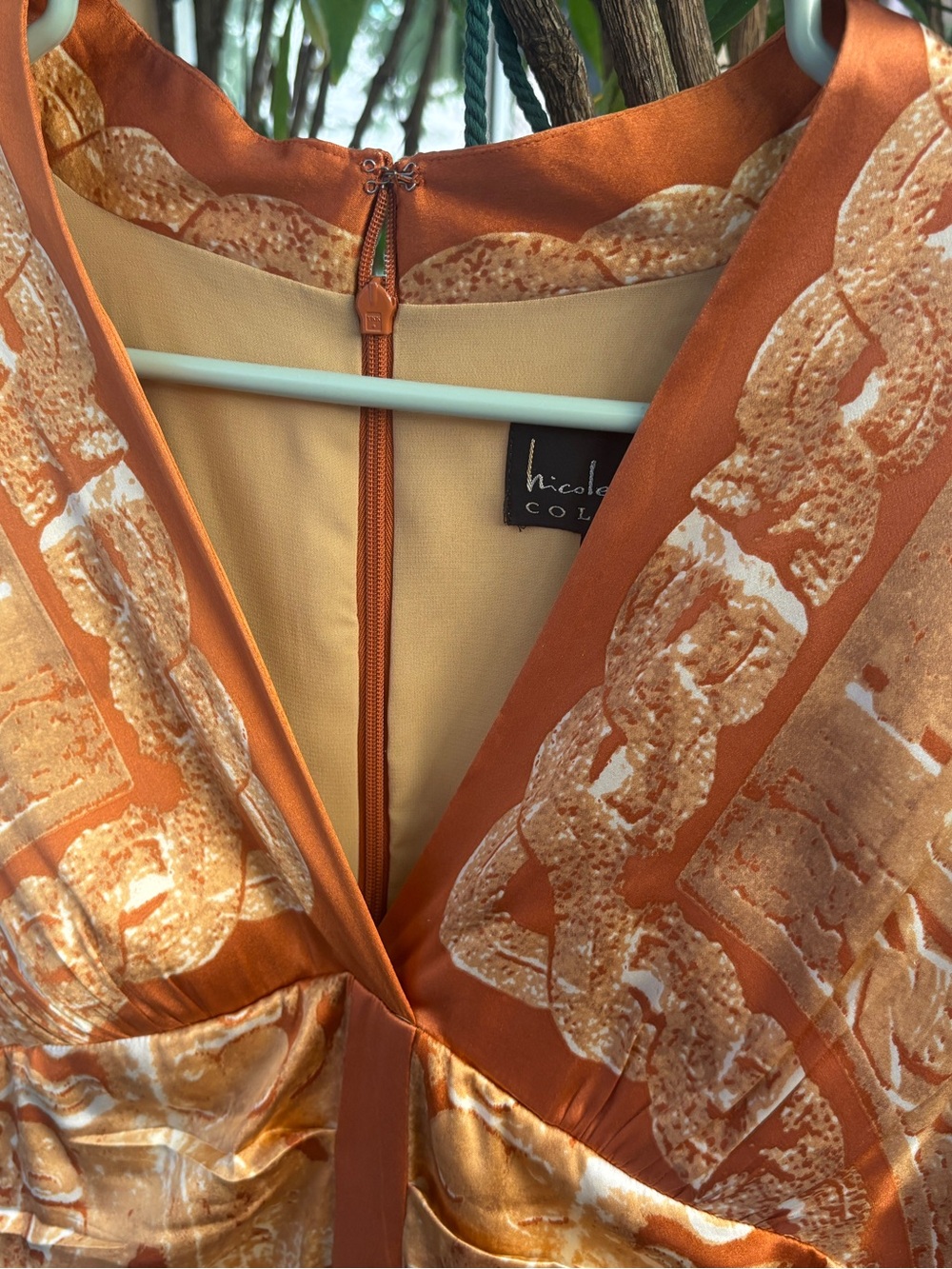 Vintage Silk Nicole Miller Collection Knee Length Sz 8 DISCOUNTED SHIPPING!